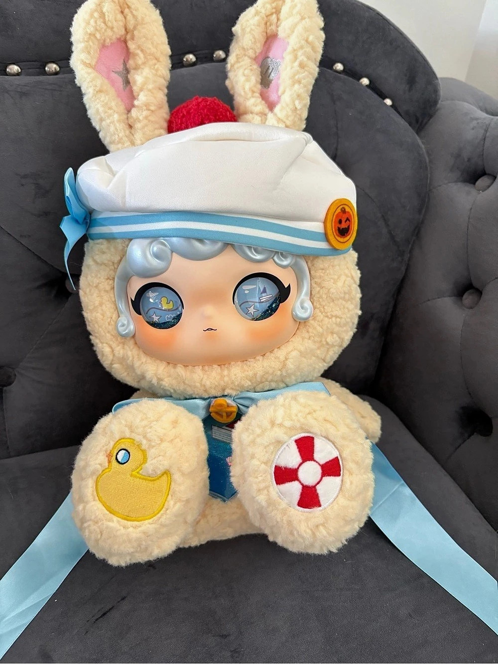 Mengqi 600% Unrestrained Plush Blind Box Surpise/ Small Secret Sailor Bunny Rare